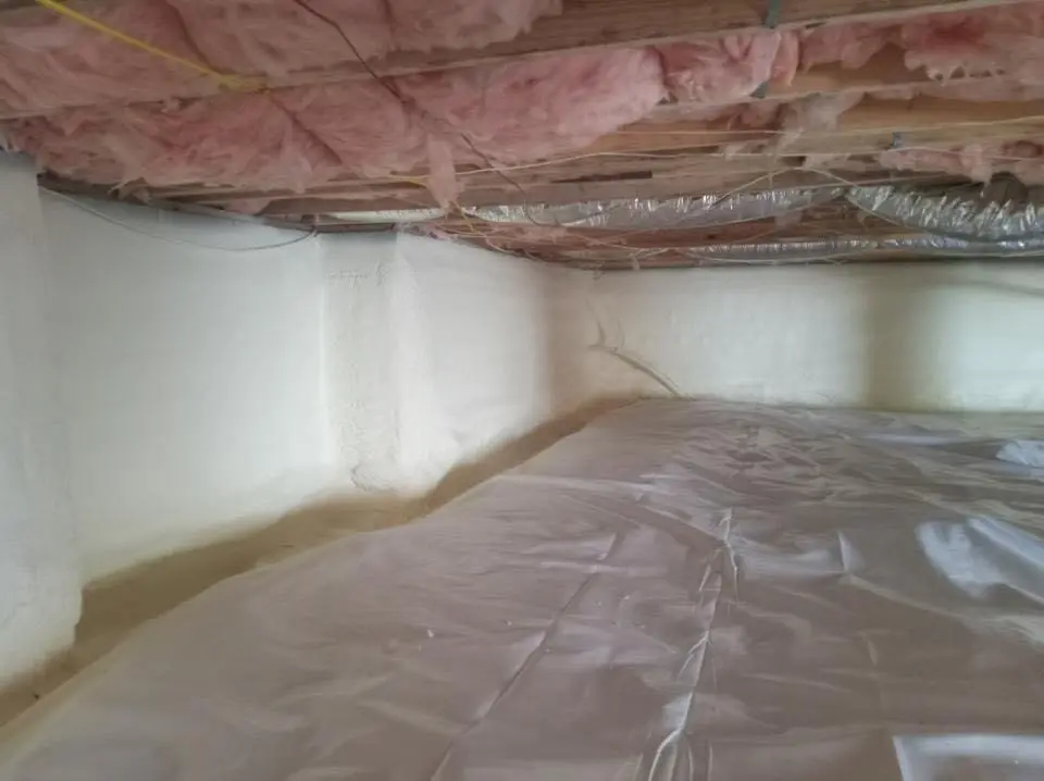 Crawl space encapsulation with closed-cell spray foam for Roof Maintenance in Guymon